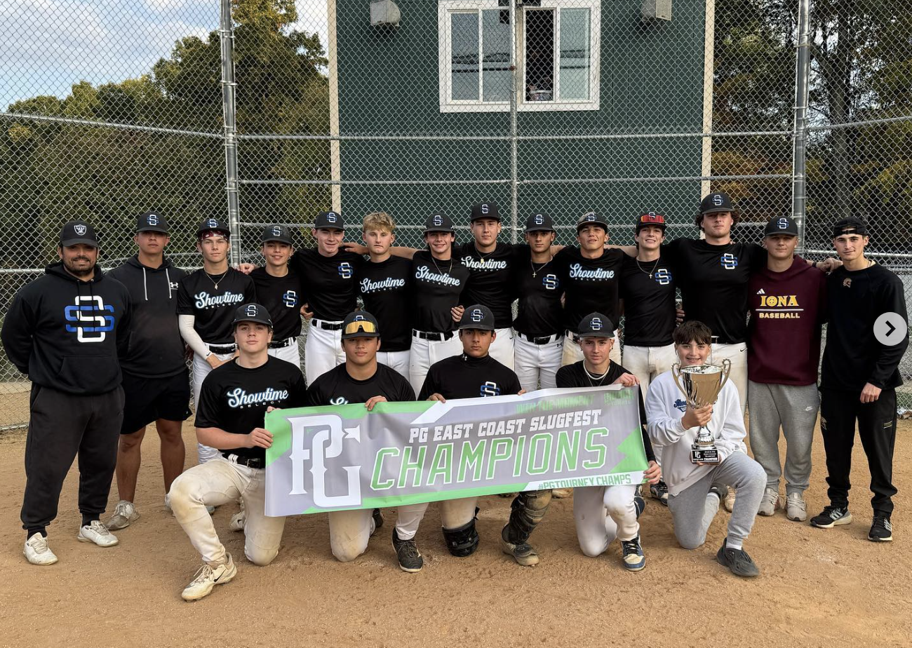 Showtime Select National 15u wins the PG East Coast Slugfest going (5-0), outscoring opponents 53-8 through the tournament🏆